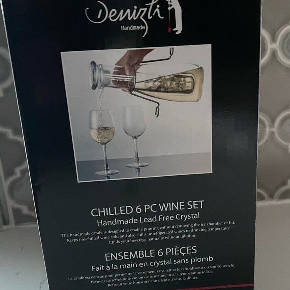 NWT - Denizli Chilled 6 Piece Wine Glass Set - Picture 2 of 8